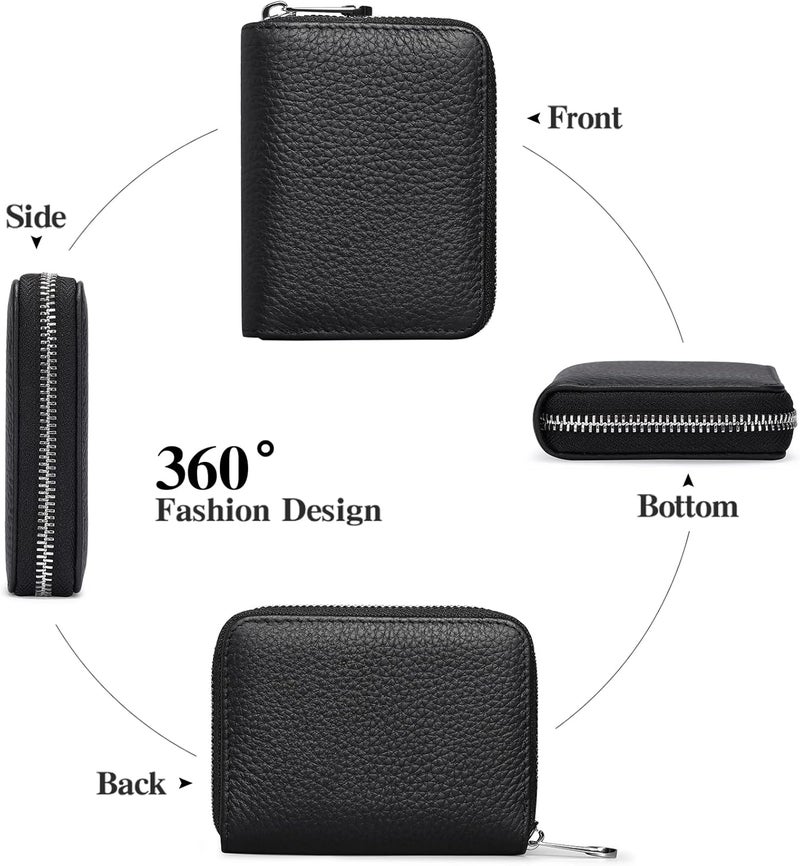 SENDEFN Small Wallet for Women Leather RFID Blocking Ladies Wallet Credit Card Holder with Coin Pocket - Image 5